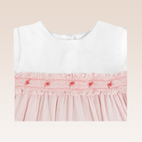 Margaery Baby Girls Pink Striped Smocked Dress