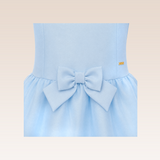 Freya Girls Blue Drop Waist Party Dress