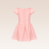 Freya Girls Pink Drop Waist Party Dress