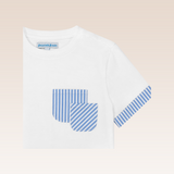 Pasco Baby Boys Light Blue Striped Top and Shorts Set