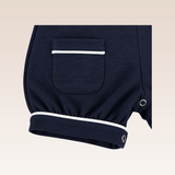 Reine Baby Girls Navy Romper