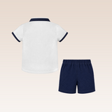 Pedro Baby Boys Navy Top and Shorts Set