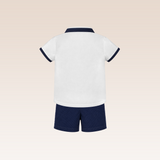 Pedro Baby Boys Navy Top and Shorts Set