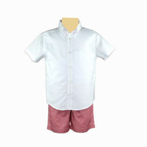 Alec Infant Boys Polo Shirt & Short Set