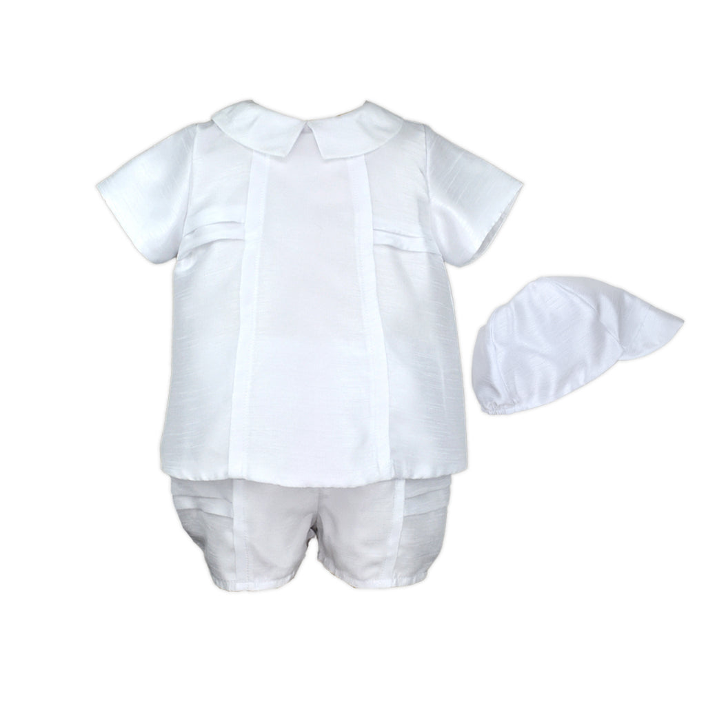 Georges Baby Boy Christening set with Hat