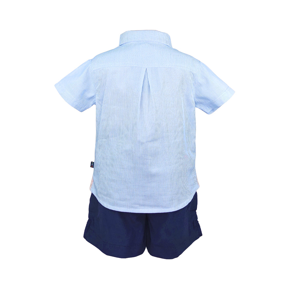 Bennet Baby Boy Top and Bottom Set Polo Shorts