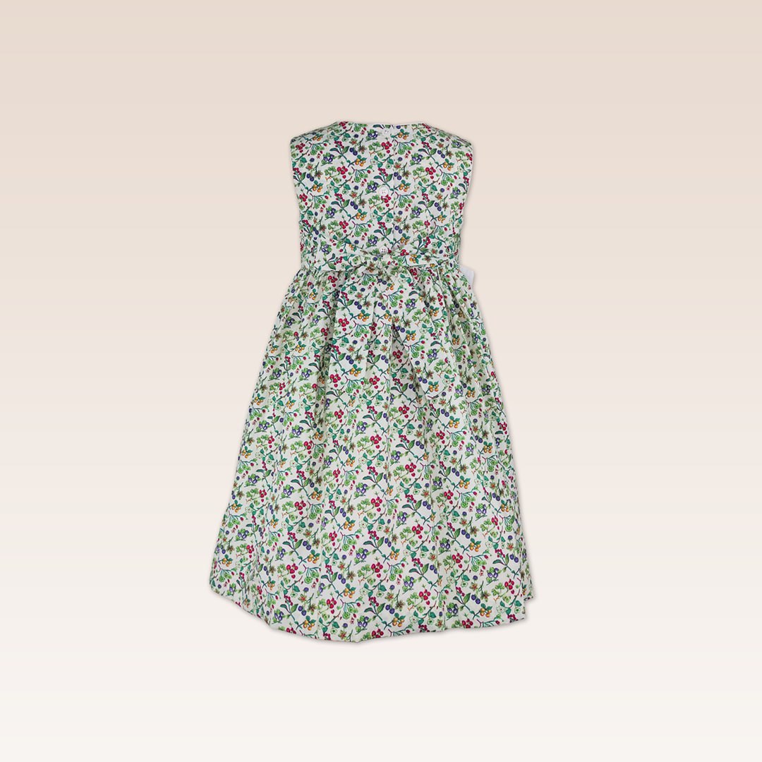 Georgia Girls Floral Dress with Ribbon detail at Front