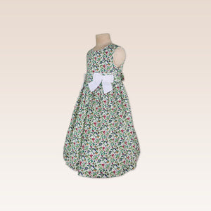 Georgia Girls Floral Dress with Ribbon detail at Front