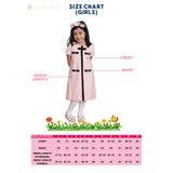 Sue Red Curdoroy Ruffled Dress with Embroidery