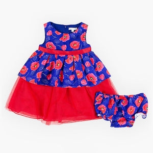 Edna Girl Dress With Diaper Cover