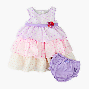 Faya Girl Dress With Diaper Cover