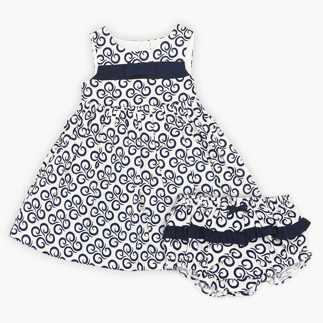 Felicita Girl Dress With Diaper Cover