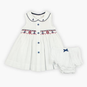 Flora Girl Dress With Diaper Cover