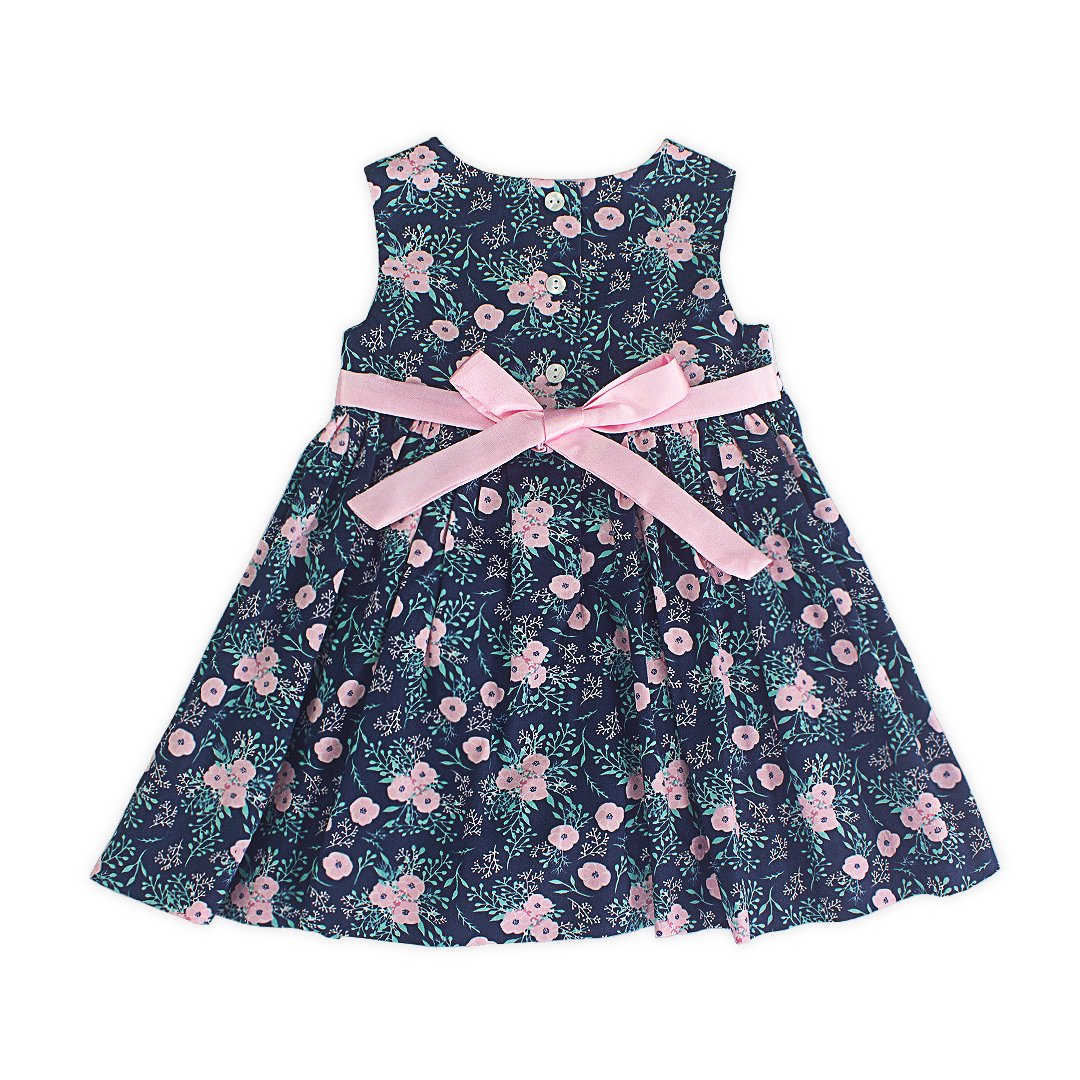 Freema Girl Dress With Diaper Cover