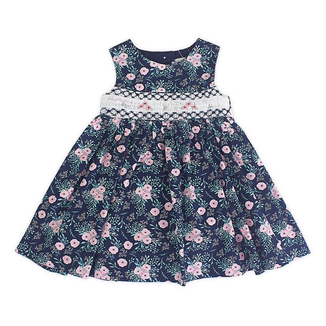 Freema Girl Dress With Diaper Cover