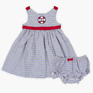 Fiore Girl Dress With Diaper Cover