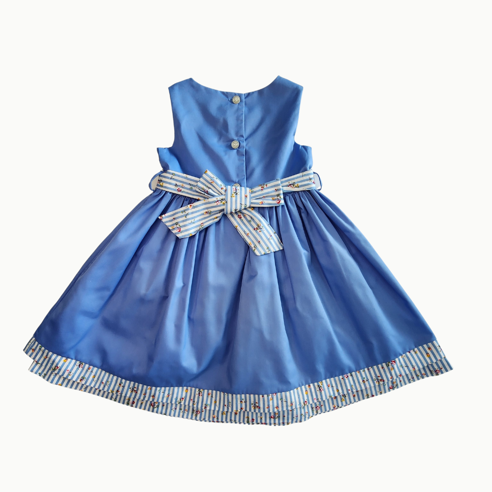 Lilly Blue Sleeveless Dress