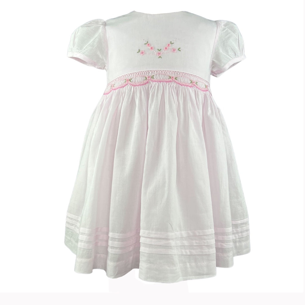 Betty Pink Smocked dress