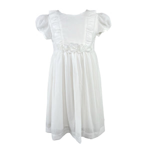 Winona White Formal Girls Dress