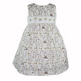Everly Girls Hand Smocked Dress with Diaper Cover